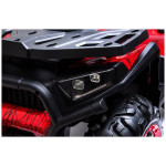 Elektrická štvorkolka XMX607 - lakovaná - červená -spider-man